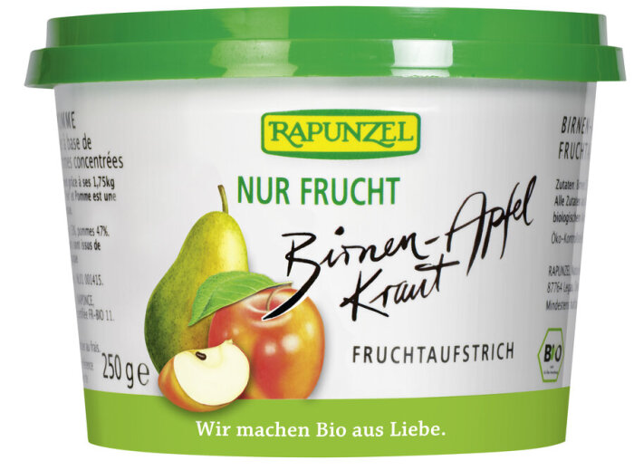 Rapunzel Bio Birnen-Apfel-Kraut Fruchtaufstrich 250g