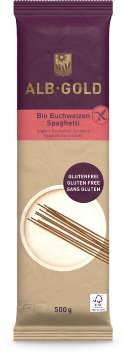 ALB-GOLD Spaghetti Buchweizen Papier 500g