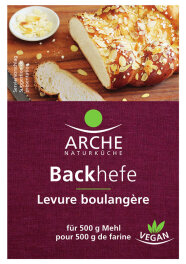 Arche Naturküche Backhefe Trockenhefe 3er-Pack 27g