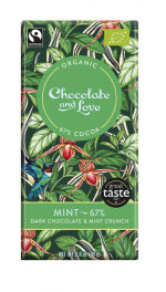 Chocolate and Love Mint 67% Kakao Dark 80g
