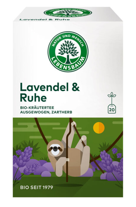 Lebensbaum Lavendel & Ruhe Kräutertee 30g