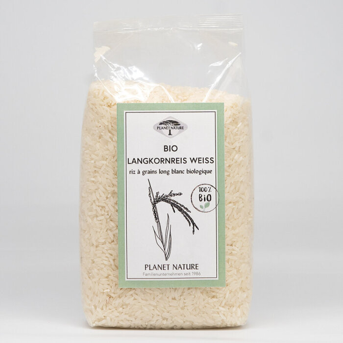 Planet Nature Langkorn Reis weiß 1kg