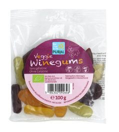 Pural Veggie Winegums Fruchtgummi 100g