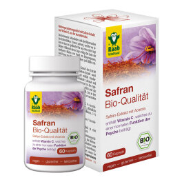 Raab Vitalfood Safran Kapseln &agrave; 500 mg 60Stk