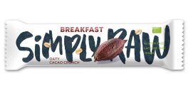 Simply Raw Breakfast Oaty Cacao Crunch Riegel 40g