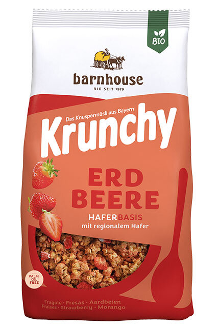 Barnhouse Krunchy Erdbeer 380g