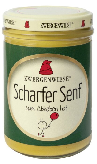 Zwergenwiese Bio Scharfer Senf 160g