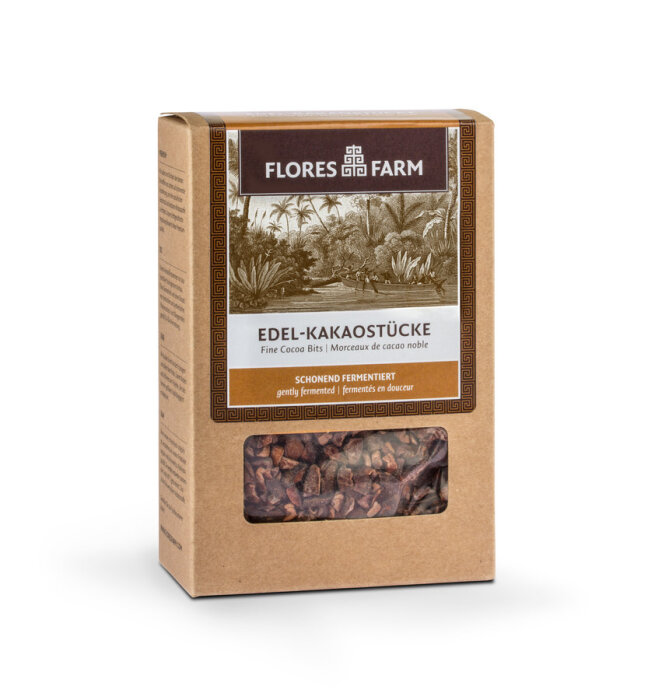 Flores Farm Edel-Kakaostücke 100g