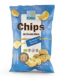 Pural Bio Kartoffel-Chips mit Meersalz 120g