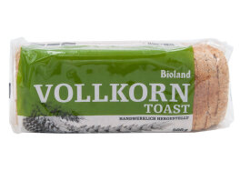 Das Backhaus Bioland Weizen Vollkorn Toast 500g