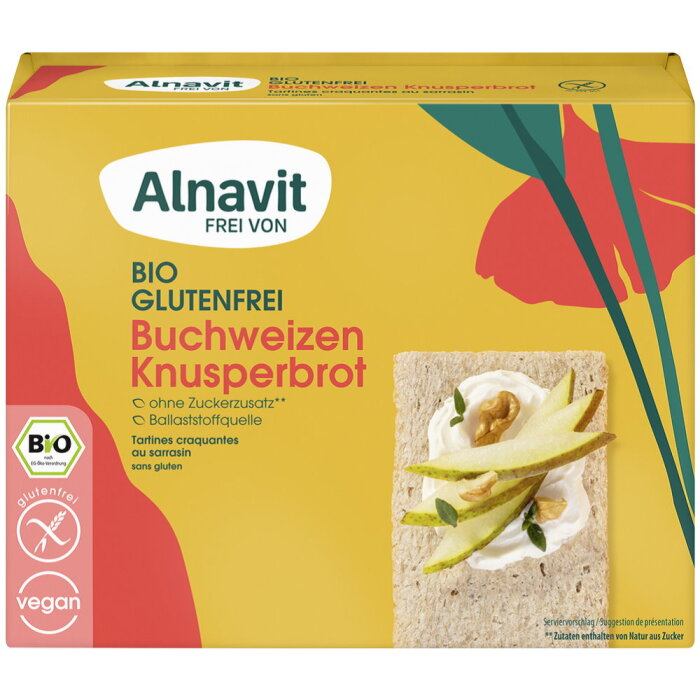 Alnavit Bio Knusperbrot Buchweizen 150g