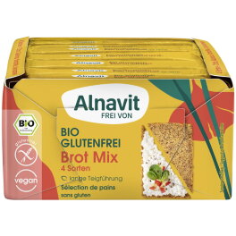 Alnavit Bio Brot Mix mit 4 verschiedenen Sorten 500g